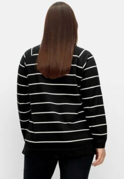 Sheego GestreiftesFelpaSchwarz Weiß Donna Felpe SHI21J078-Q11 9 Sheego GestreiftesFelpaSchwarz Weiß Donna Felpe SHI21J078-Q11 -Sheego Negozio cd4d45495af641d295d4ba37bb0705bd