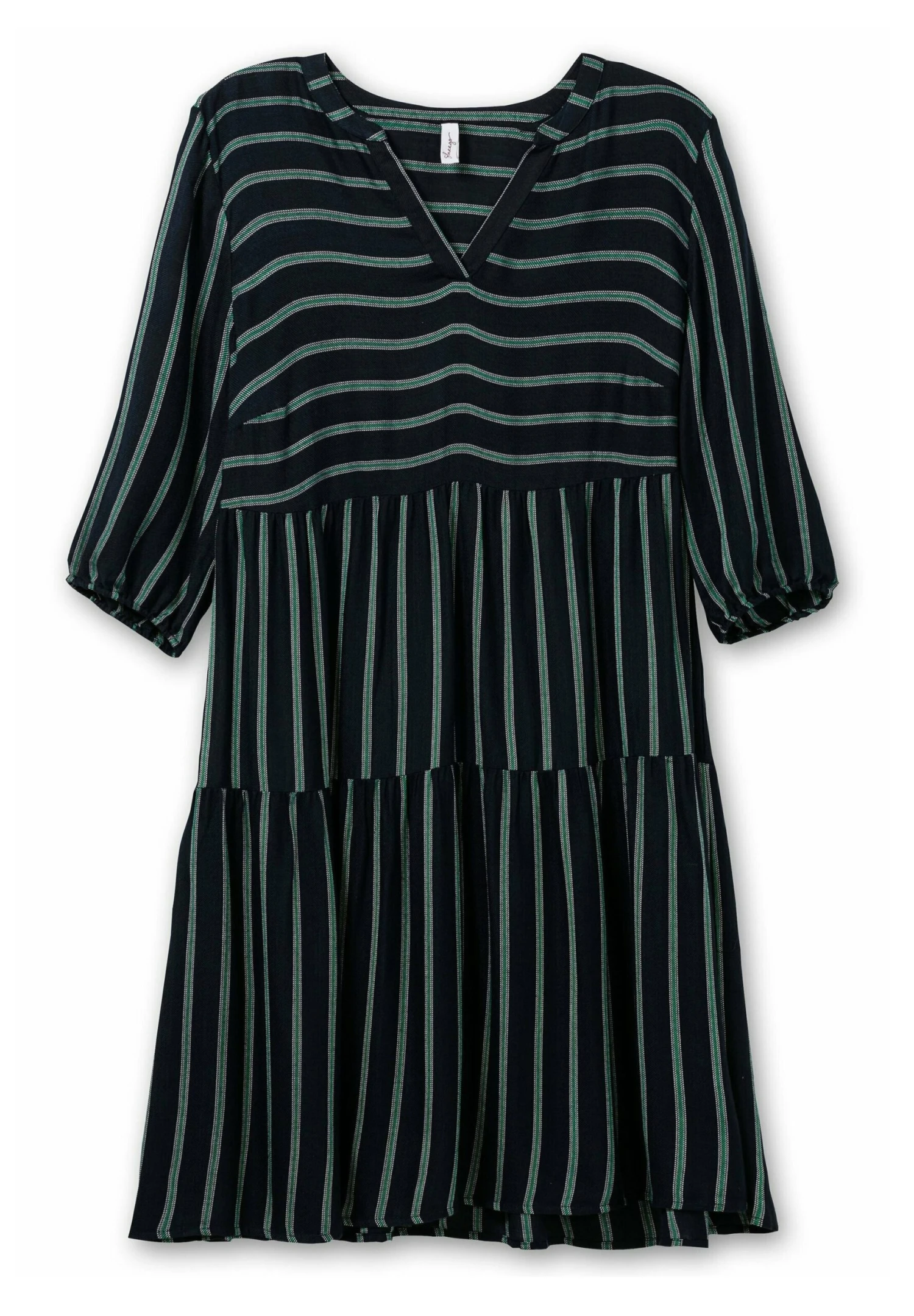 Sheego Vestito Estivo - Nachtblau Gestreift 7 Sheego Vestito Estivo - Nachtblau Gestreift - immagine 5