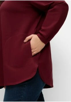 Sheego FelpaWeinrot Donna Felpe SHI21J054-G11 -Sheego Negozio d67dfdcb34dc4d6aadee1670e22bf1d5