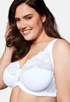 Sheego Reggiseno Con FerrettoWhite Donna Intimo SHI81A006-A11 -Sheego Negozio d85d74d5be904935ace4b2326f29d509