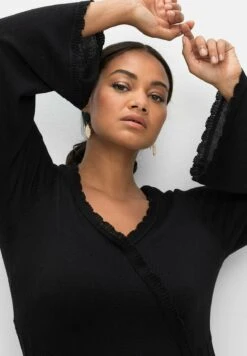 Sheego Abito In MagliaSchwarz Donna Vestiti SHI21C0PU-Q11 -Sheego Negozio d911aa947a3646b59b2cc109004637d1