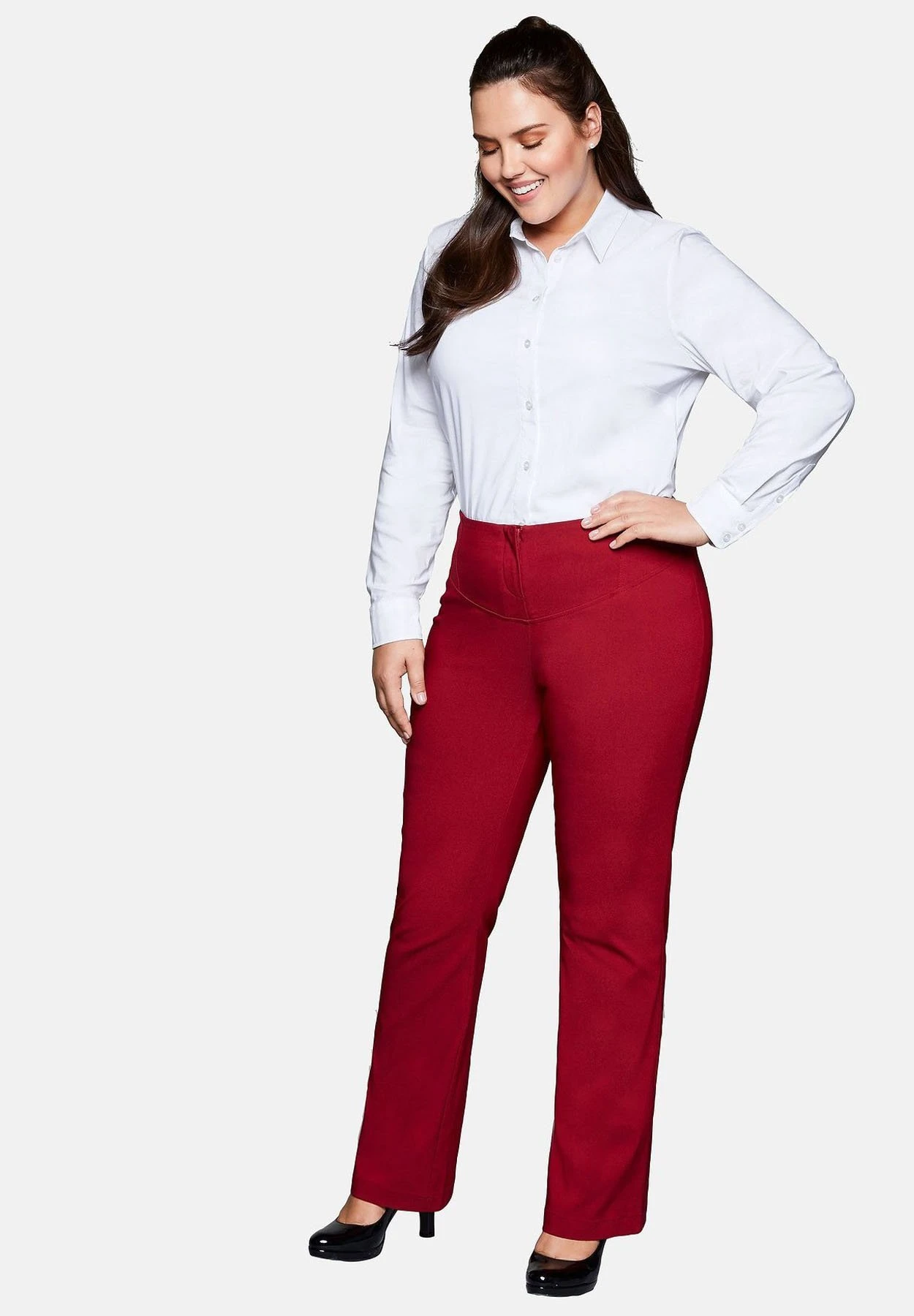 Sheego CamiciaWhite Donna Camicie E Bluse SHI21E06M-A11 4 Sheego CamiciaWhite Donna Camicie E Bluse SHI21E06M-A11 - immagine 2