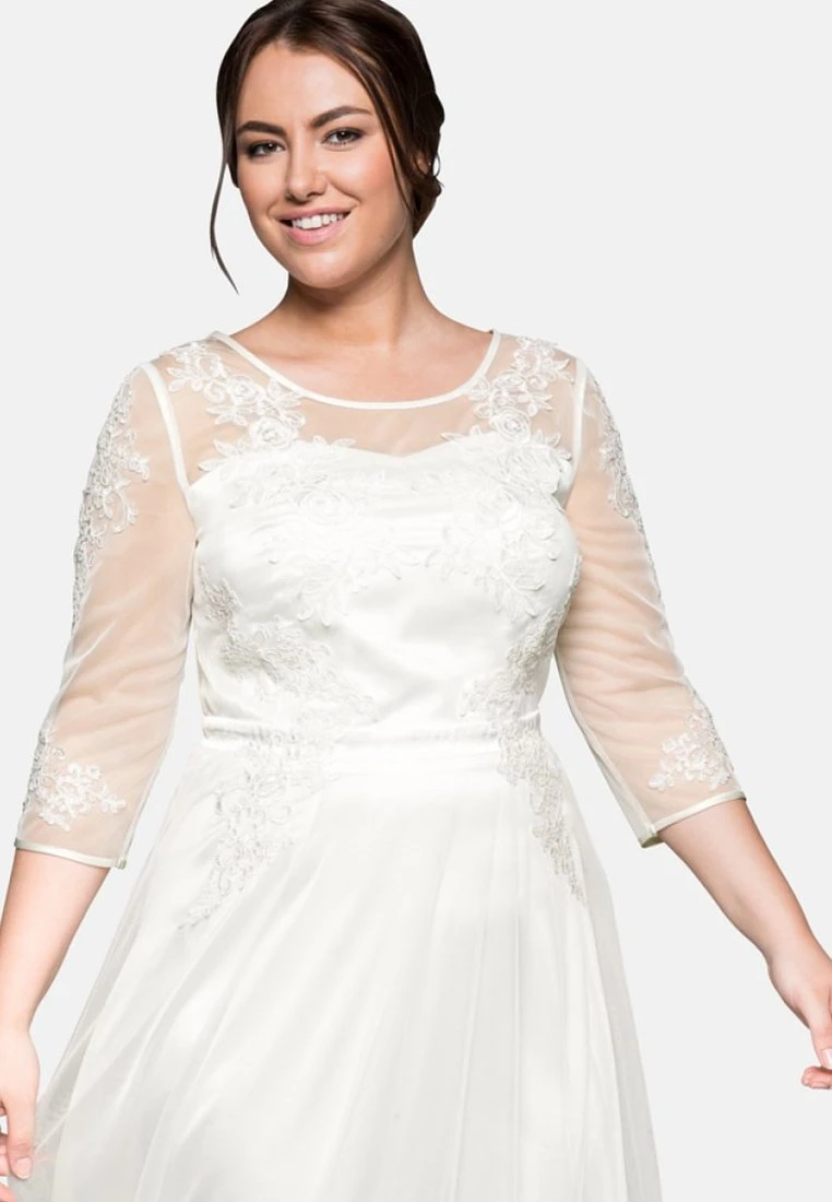 Sheego Vestito Elegante - Offwhite 6 Sheego Vestito Elegante - Offwhite - immagine 4