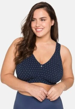 Sheego Entlastungs 2Pack - Reggiseno A Triangolo - Marine