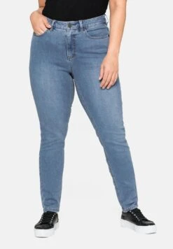 Sheego Jeans Skinny FitBlue Denim Donna Jeans SHI21N00F-K13