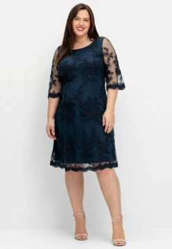 Sheego Vestito EleganteNachtblau Donna Vestiti SHI21C0RN-K11