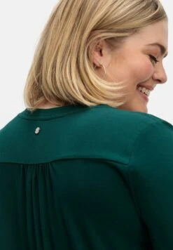 Sheego CamicettaTiefgrün Donna Camicie E Bluse SHI21E0U7-M11 -Sheego Negozio f051d22d8c404901a78bdd9c4b22de85