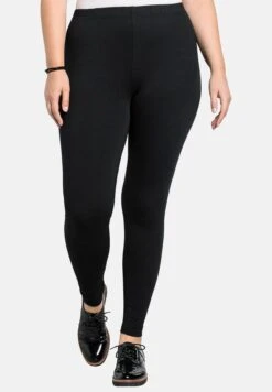 Sheego LeggingsBlack Donna Pantaloni SHI21A03T-Q11