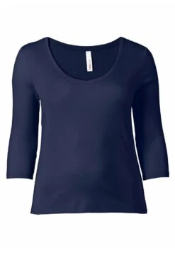 Sheego Maglietta A Manica LungaMarine Donna T-shirt E Top SHI21D069-K11 9 Sheego Maglietta A Manica LungaMarine Donna T-shirt E Top SHI21D069-K11 -Sheego Negozio f203cf8ba93f44938f768ba4dce41b90