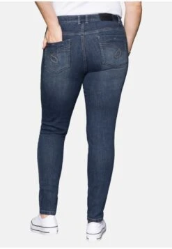 Sheego Jeans Slim FitDark Blue Denim Donna Jeans SHI21N019-K11 -Sheego Negozio f3e4fd82ac8b4e79b5d84f93c87e5eb1