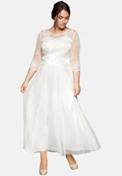 Sheego Vestito Elegante - Offwhite