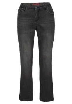 Sheego Jeans A Zampa - Black Denim -Sheego Negozio f96f03ea18734152895e332b3ea875ae