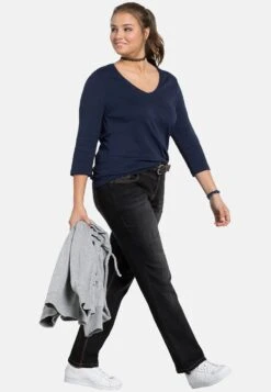 Sheego Lana - Jeans Bootcut - Black Denim -Sheego Negozio fb43360a4b384538b89d42dcae98cb90