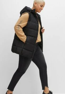 Sheego SteppSmanicatoSchwarz Donna Giacche E Blazer SHI21U05O-Q11 -Sheego Negozio fc6b8e01a6ae474892d0af330a95d7f7