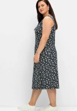 Sheego Vestito Di MaglinaNachtblau Gemustert Donna Vestiti SHI21C0T5-K11 -Sheego Negozio fd2abde020c746bc8318283ba8a99761